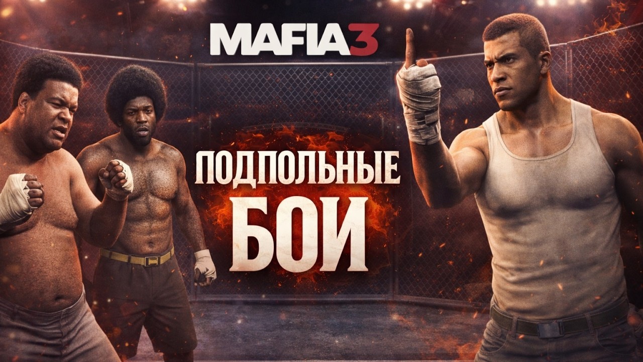 МЕНЯ ЗАСТАВИЛИ ДРАТЬСЯ В ПОДПОЛЬНОМ ОКТАГОНЕ В MAFIA 3…