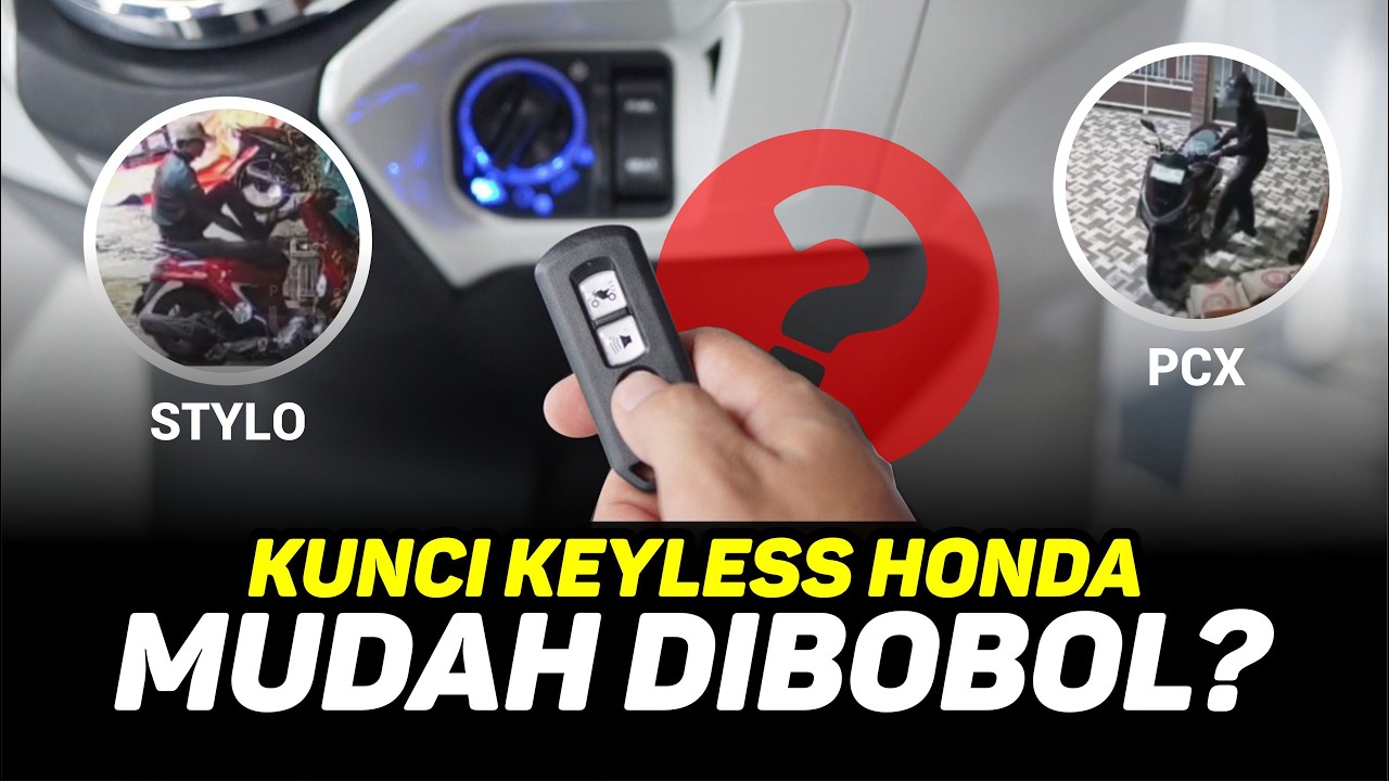 MOTOR KEYLESS HONDA MUDAH DICURI? SEAMPAS ITUKAH KEYLESS HONDA?