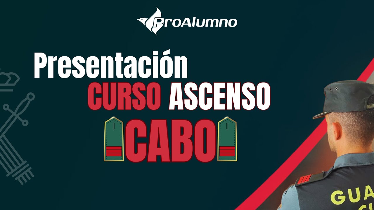 🔴 Presentaci&oacute;n Oficial nuevo curso de ascenso a Cabo 23/24