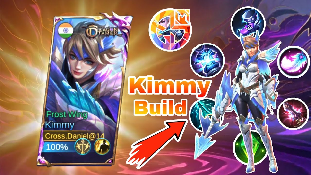 Kimmy Best Build for Rank Push 🚀🏆 #mlbb #mobilelegends #viral #kimmy #montage #mlb 