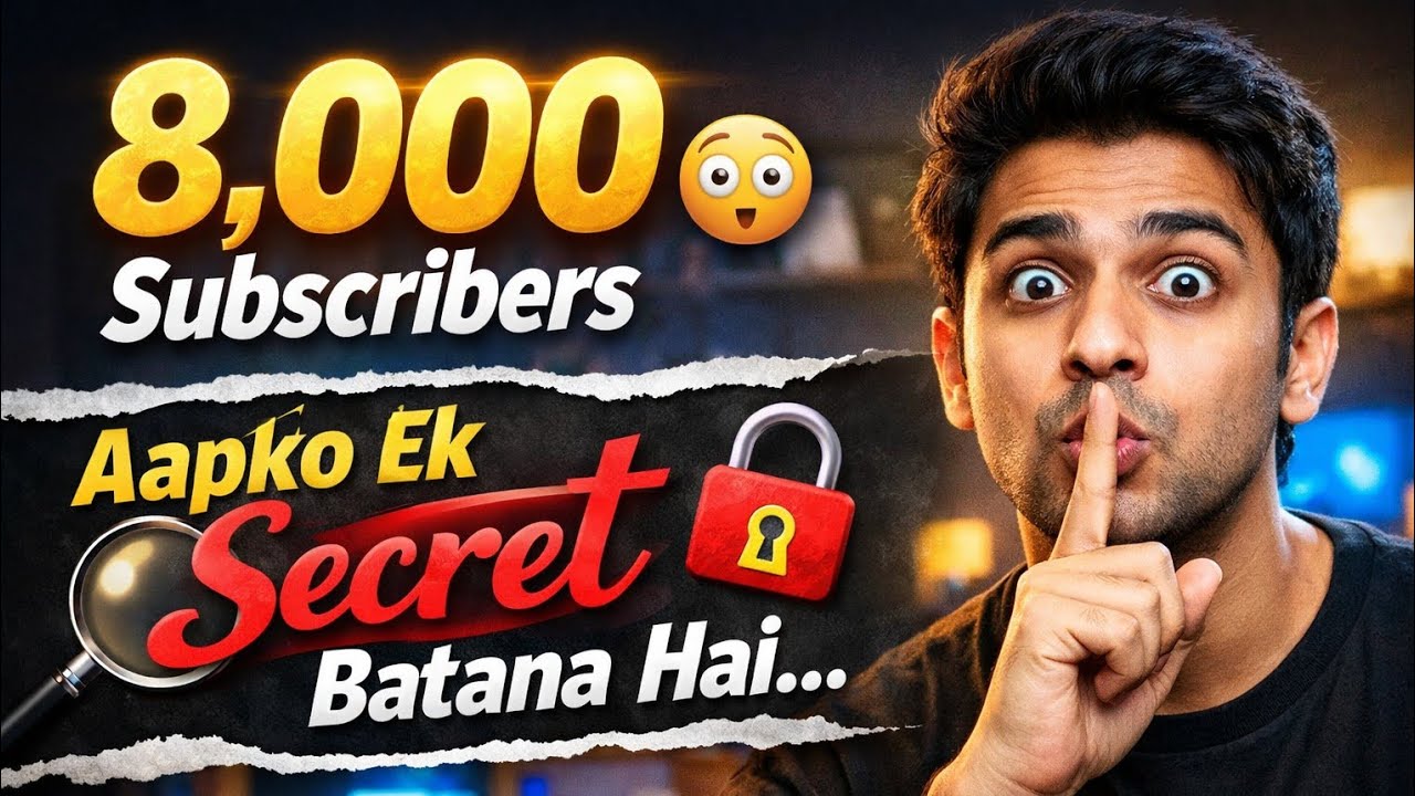&ldquo;8,000 Subscribers 🎉 | Dil Se Thank You ❤️&rdquo; ll @SonuPatelLLB 