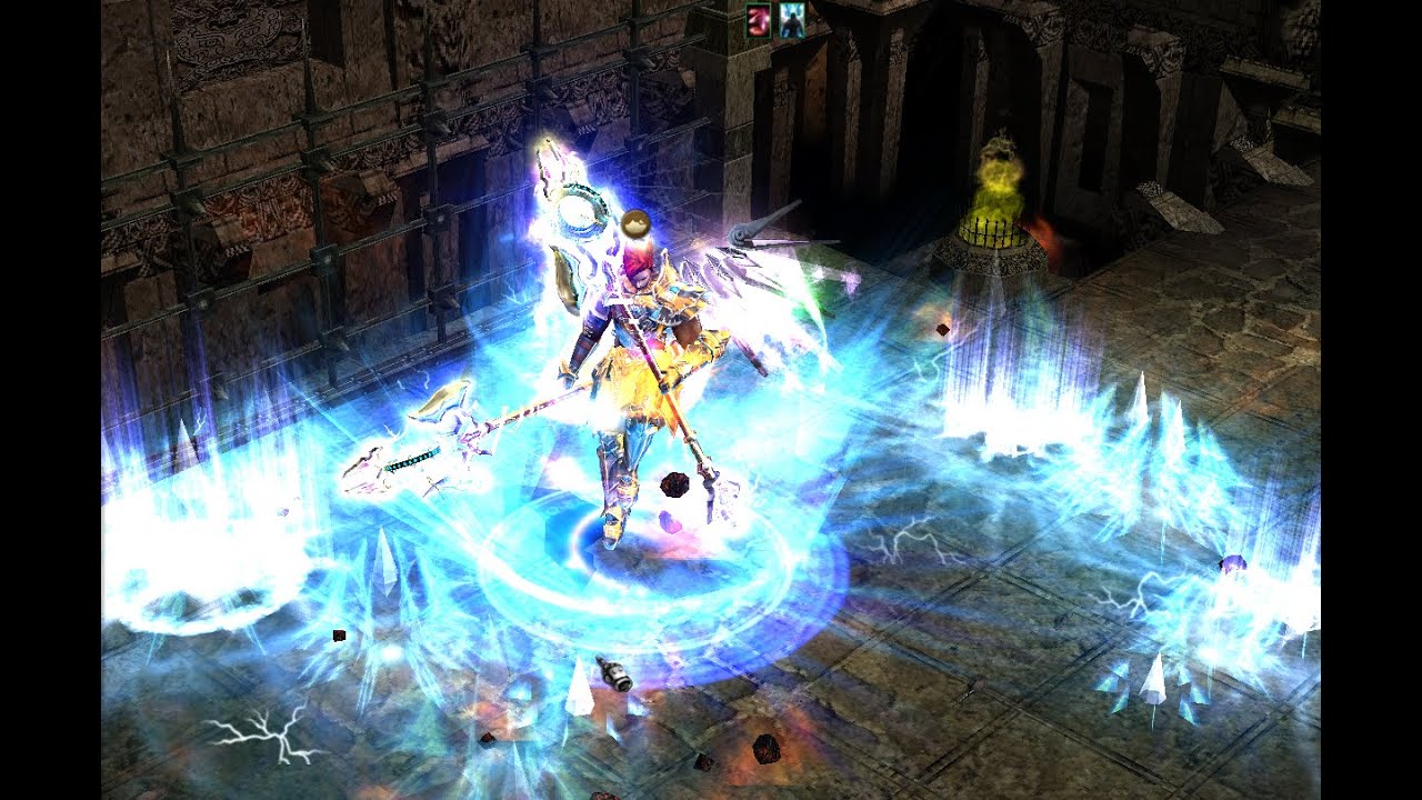 New EMG Havok Spear LvL 858 Solo Deep Dungeon 4 - Mu Online Webzen S16.2.2