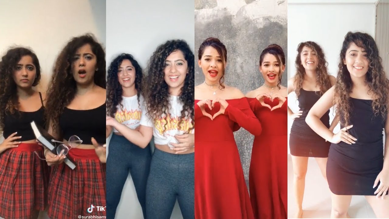 Twin Sisters Comedy Tiktok Videos | Chinki Minki The Kapil Sharma Show | Riyaz, Jannat