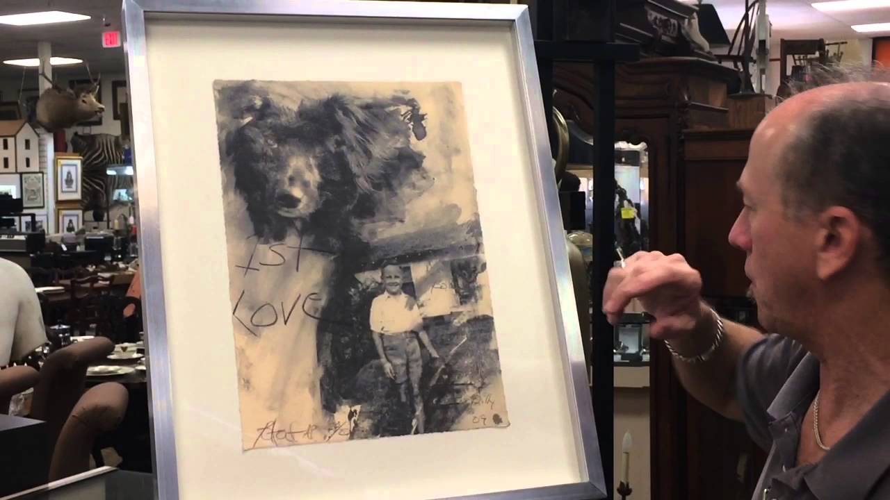 Original Darryl Pottorf Homage to Robert Rauschenberg Signed AP Lithograph