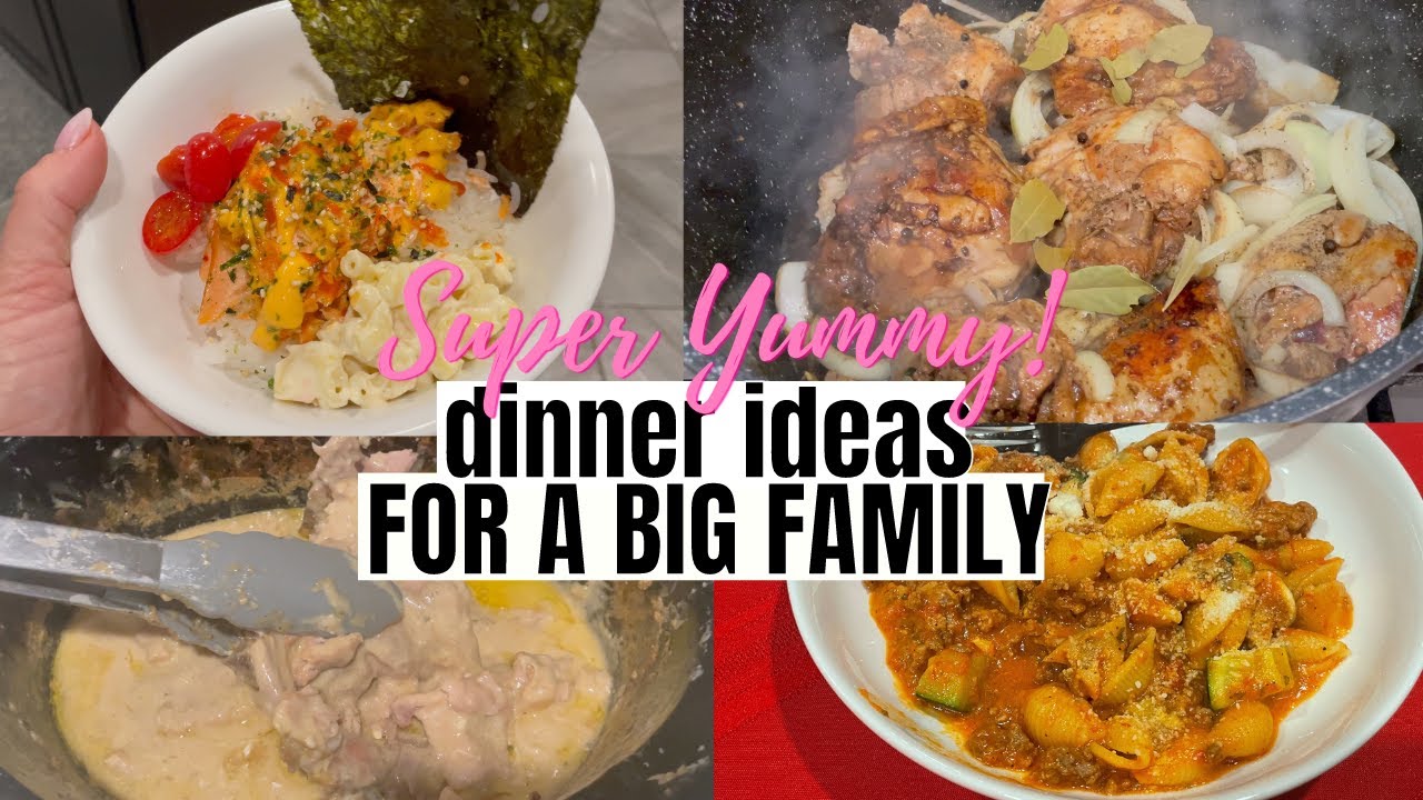 14 SUPER YUM DINNERS IDEAS FOR BIG FAMILIES I MOM OF 6 - CHRISTY GIOR