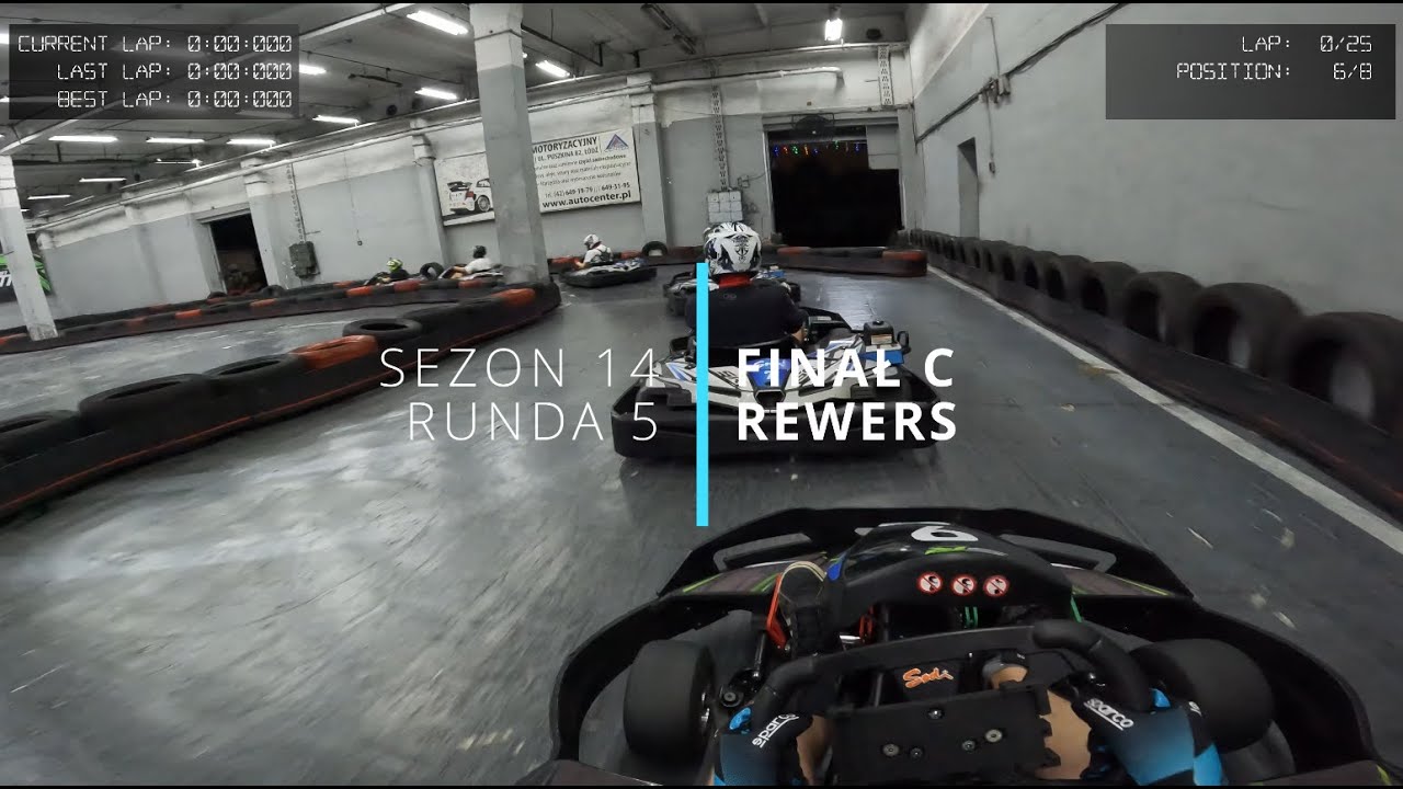 Gokart Arena Łódź - Łódzka Liga Kartingowa - SEZON 14 - RUNDA 5 - FINAŁ C - REWERS