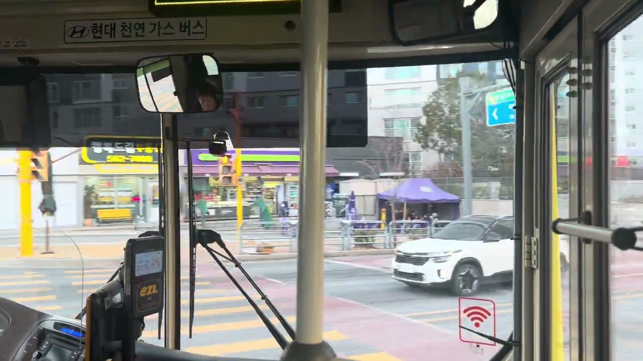 버스 타고 검단신도시 구석구석 구경하기 - 태양여객 인천e음89번 대성베르힐 - 예미지트리플에듀 주행 영상