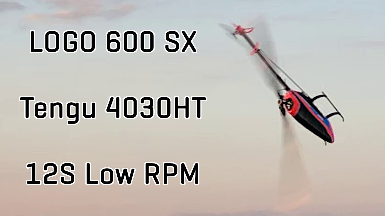 EGODRIFT Tengu 4030HT 500Kv | LOGO 600 SX | 12S LOW RPM
