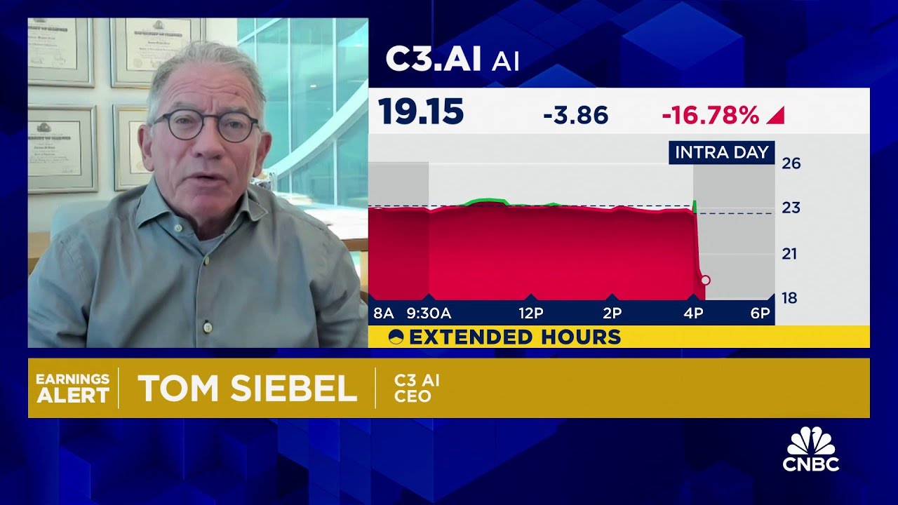 C3.AI CEO Tom Siebel on earnings, growth and generative AI