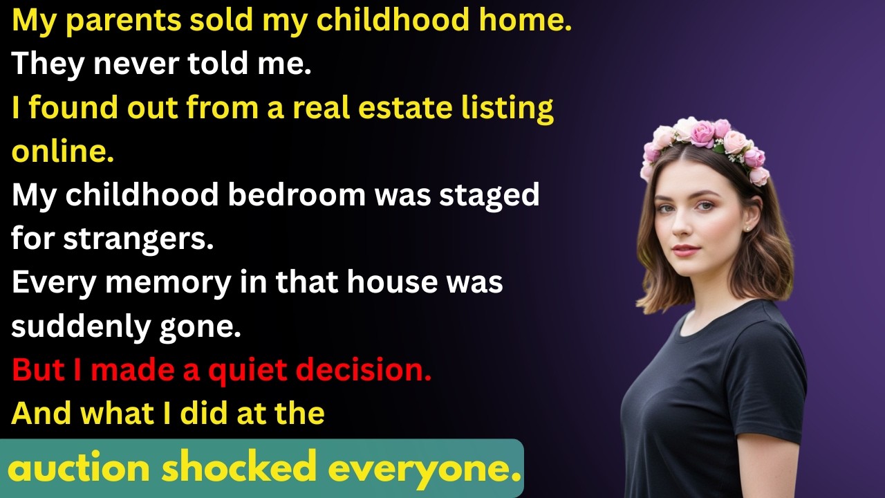 My Parents Sold My Childhood Home Without Telling Me.So I Bought It Back at Auction for Double