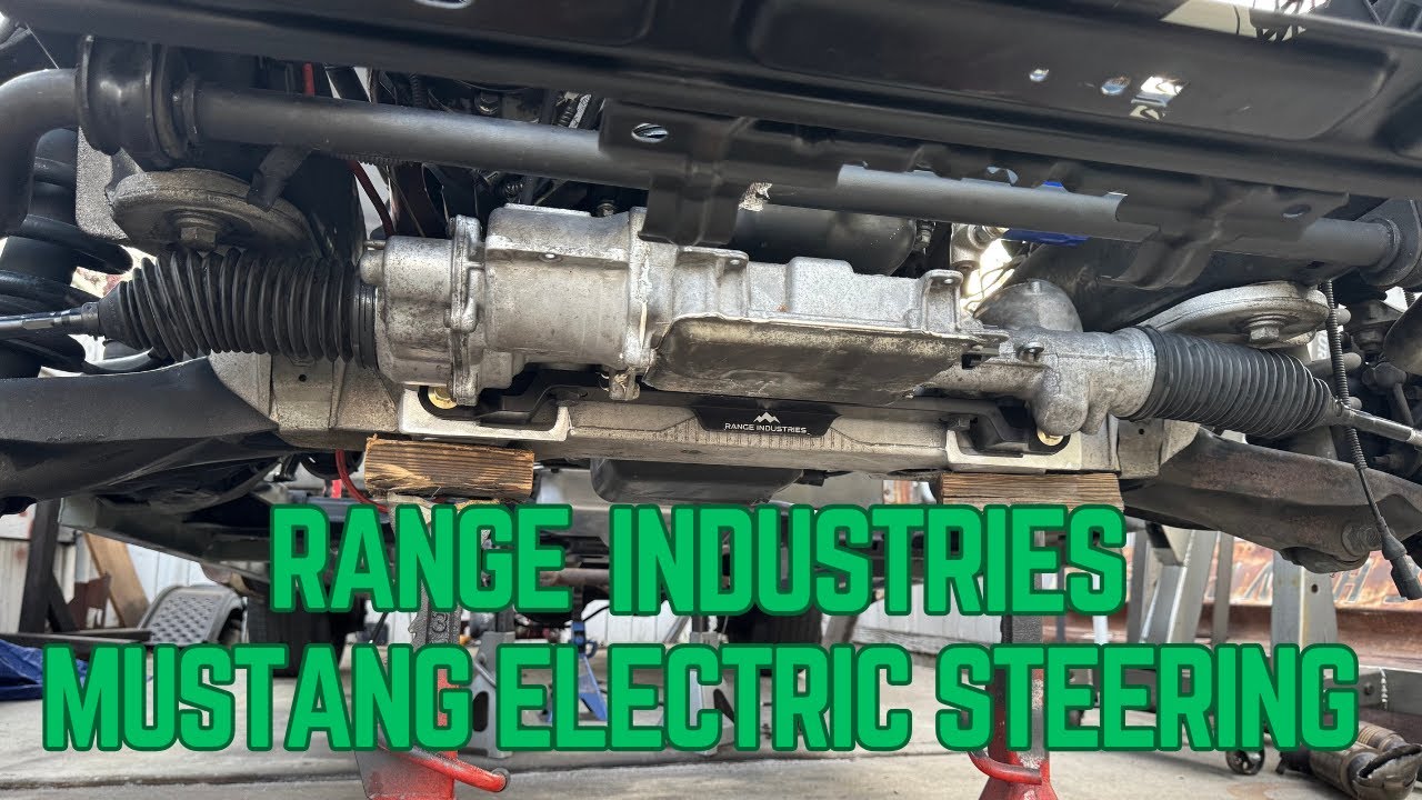 Mustang electric steering on Crown Vic front subframe with Range Industries Kit