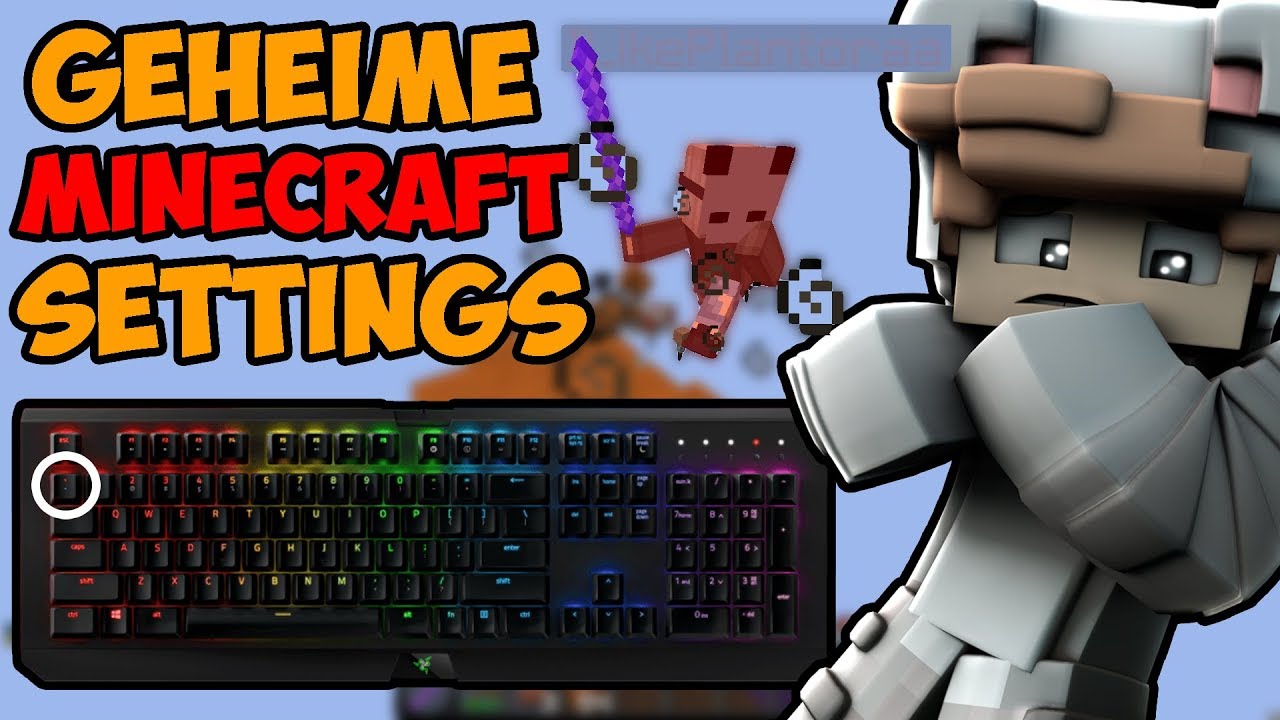 Meine KRASSEN Minecraft SETTINGS!  So spiele ich Minecraft!