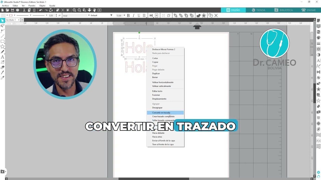 Editar Texto en Silhouette Studio