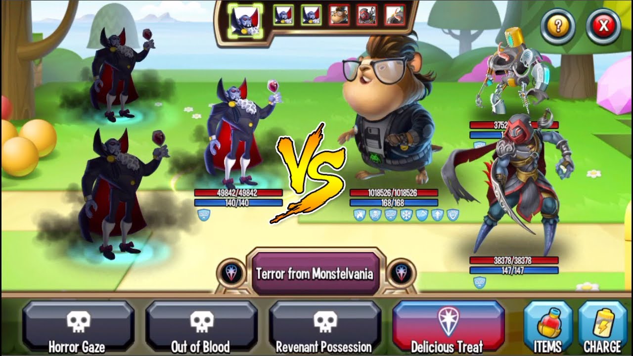 Monster Legends - Count Vlad level 1-130 combat PVP review - Good Dark monster