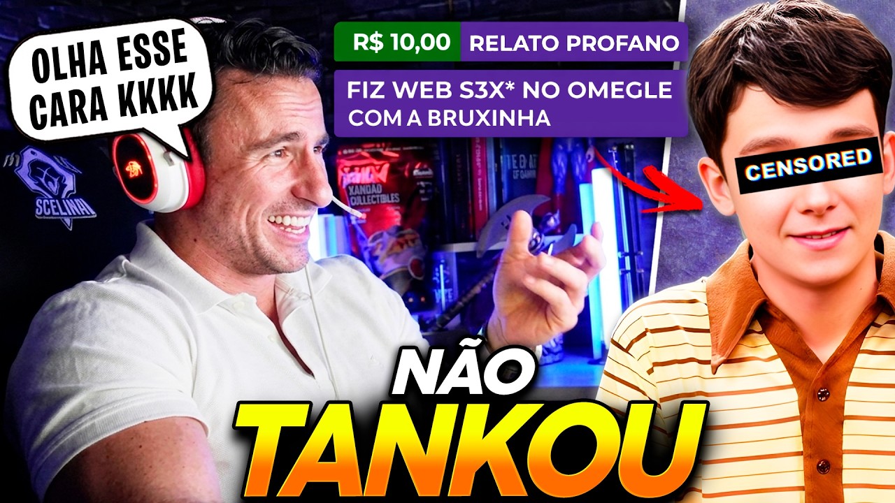 SUPER XANDÃO NÃO TANKOU DESABAFO do INSCRITO que FAZIA WEB S3X0 com AS BRUXINHAS no OMEGLE KKKKKKKKK