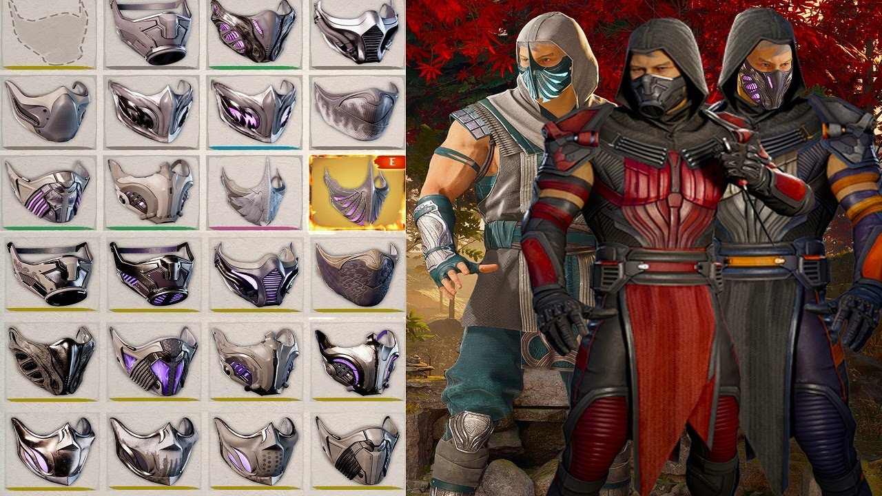 Smoke -  All Gears and Skins Showcase - Mortal Kombat 1