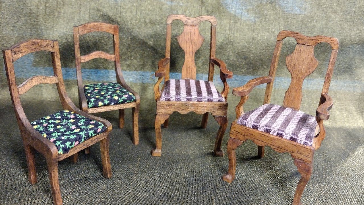 DOLLHOUSE CHAIRS from VINTAGE 