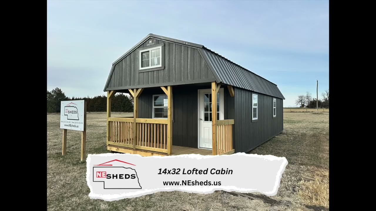 14x32 Lofted Cabin | NE Sheds