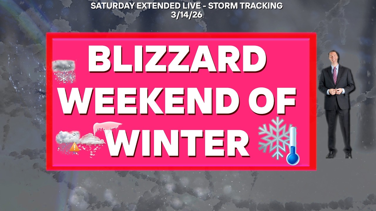 LIVE STREAM - WEEKEND BLIZZARD - RIGHT NOW + UPDATES