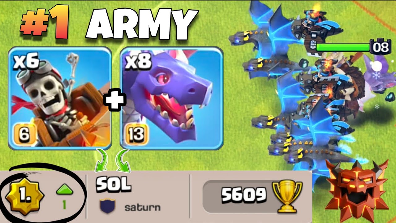 Global Rank #1 Player Army is Completely BROKEN in Legend League! Best Th18 Attack strategy in Coc