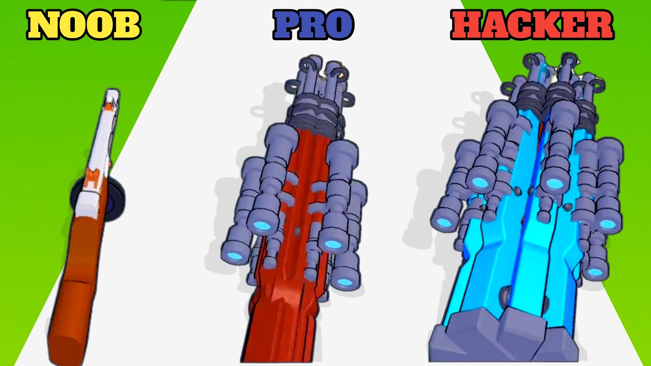 NOOB vs PRO vs HACKER - Gun Clans : Weapon Run Master
