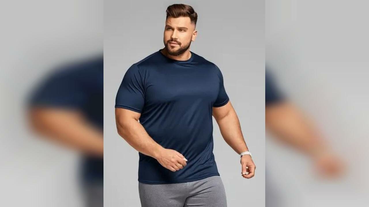 Review: Kit 3 Camisetas Dry Fit Masculina Plus Size Academia Esporte