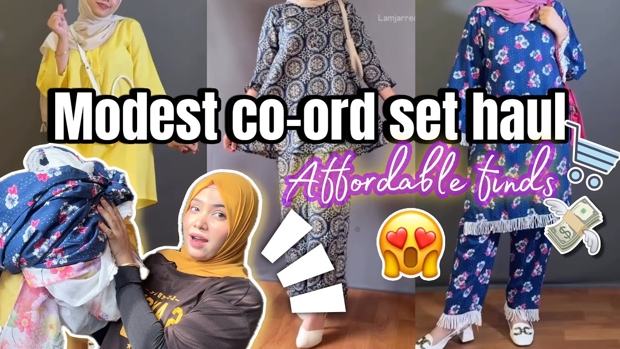 Modest Amazon Co-Ord Set Haul 💕 | Stylish & Comfortable Looks for Everyday Wear | Under Budget!
