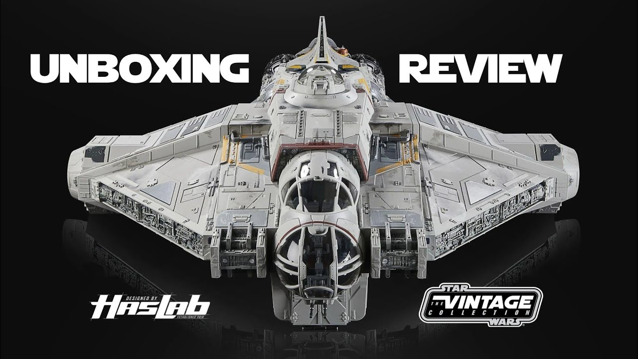 Star Wars The Vintage Collection HasLab The Ghost Unboxing and Review