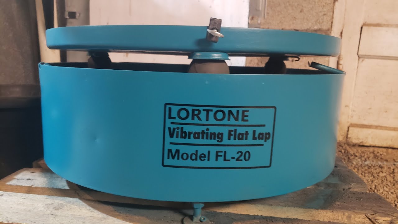 Polishing Rocks on a Refurbished Vintage Lortone FL-20 Flat Lap