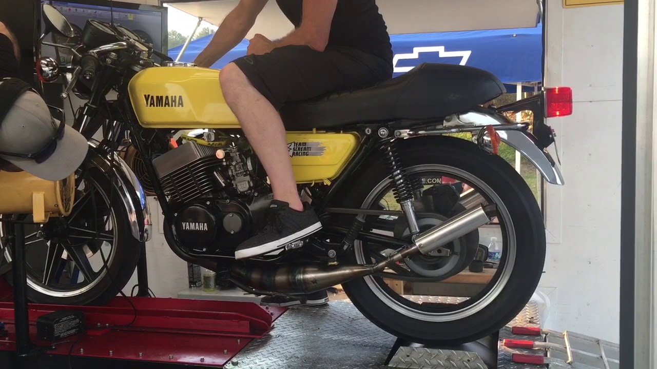 yamaha RD 400. Stage 2 porting