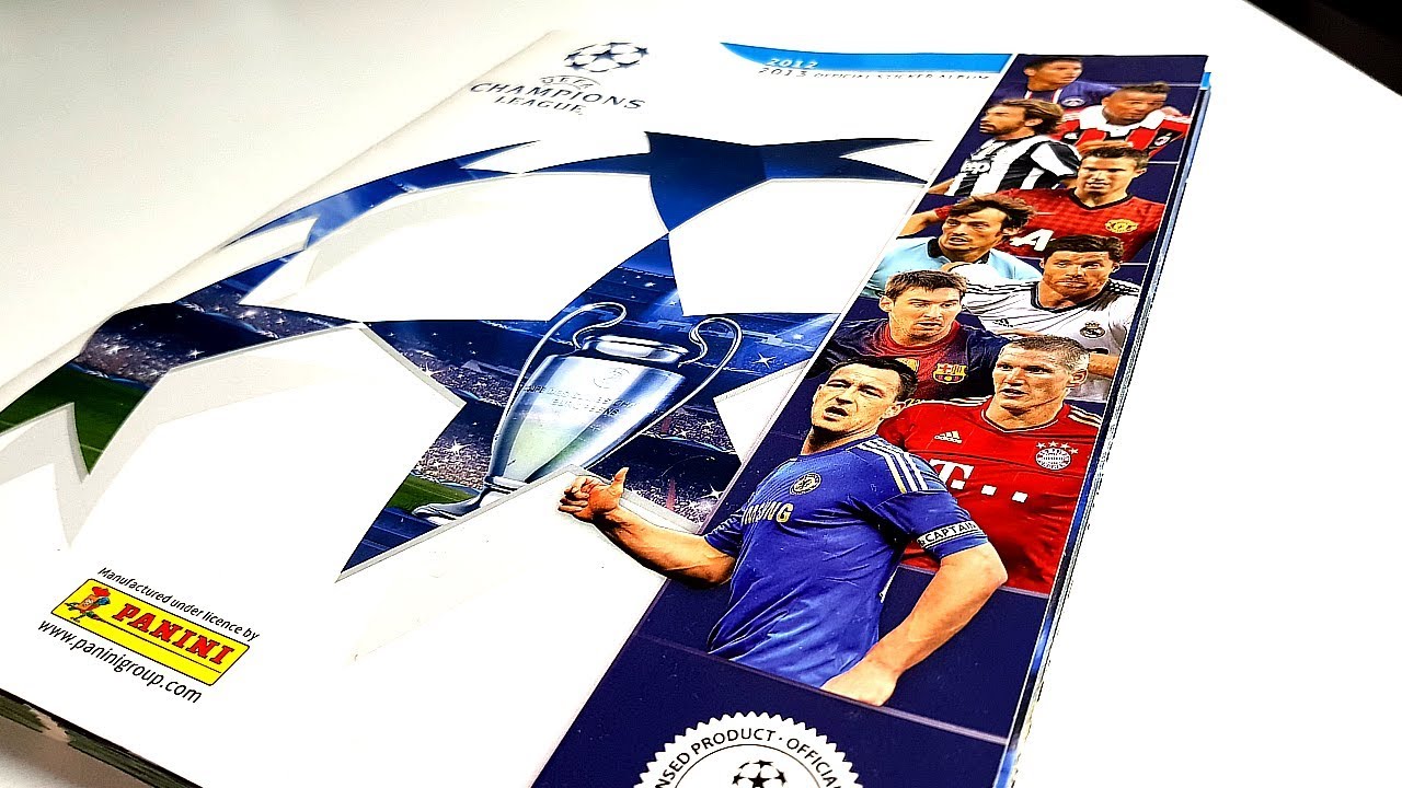 100 % PANINI CHAMPIONS LEAGUE 12/13 | FULL ALBUM