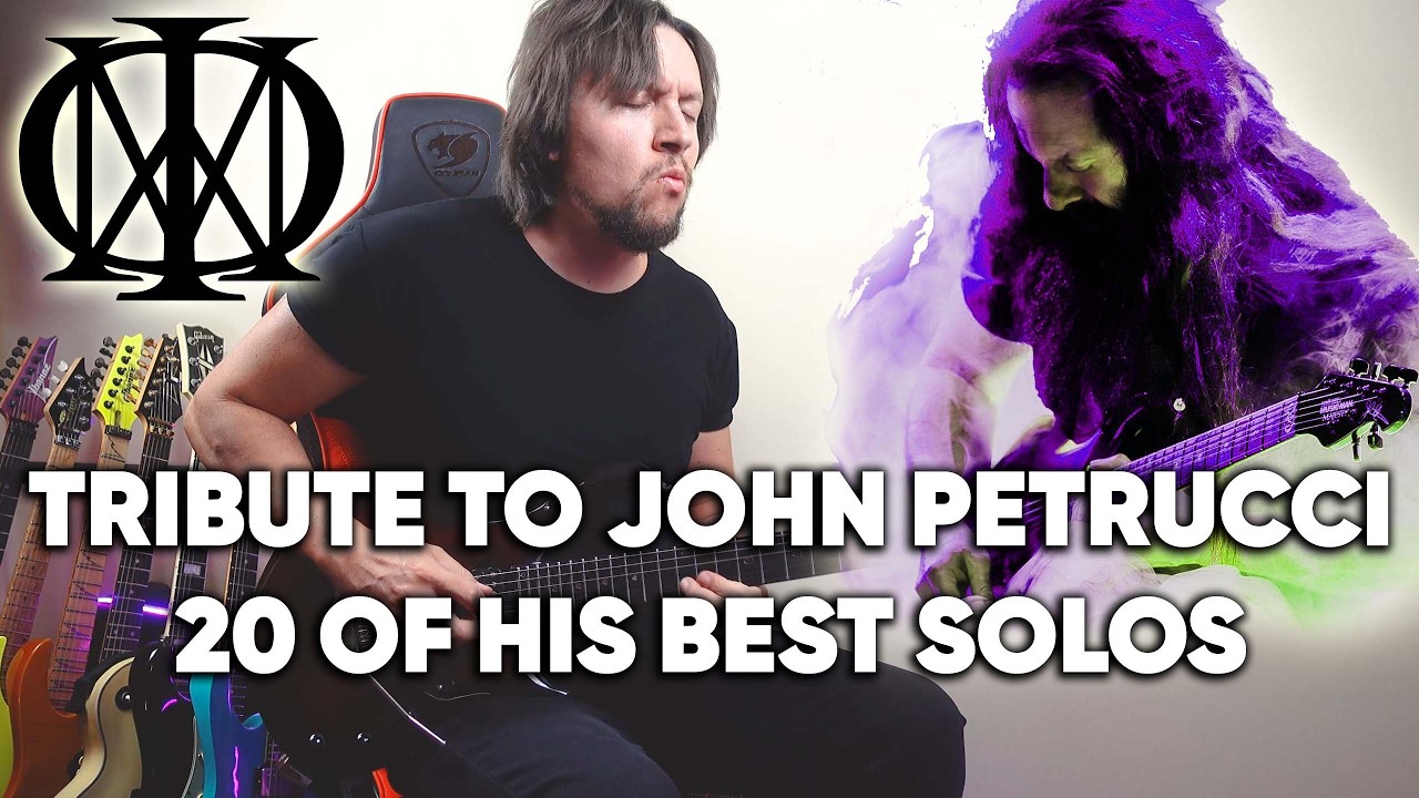 Tribute to John Petrucci - 20 of his best Solos - by Ignacio Torres (NDL)