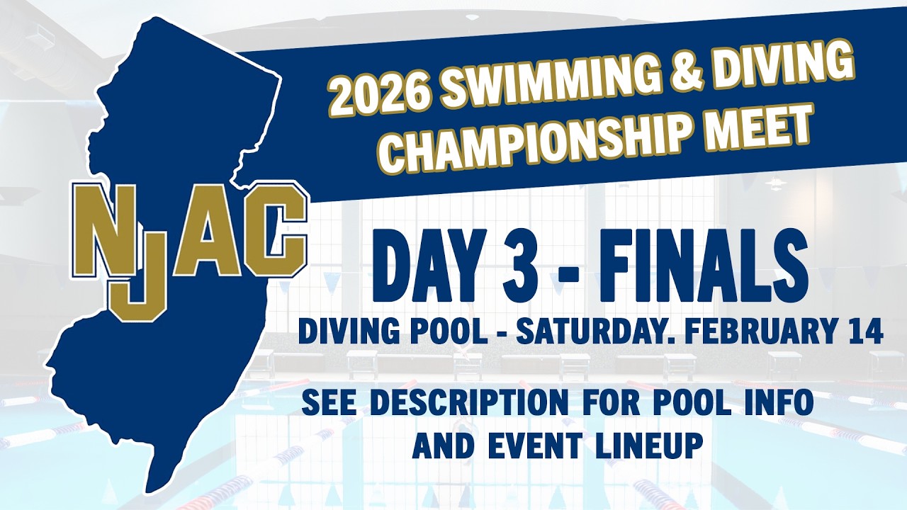 2026 NJAC Swimming & Diving Championship Meet - Day 3 - Diving Pool Finals