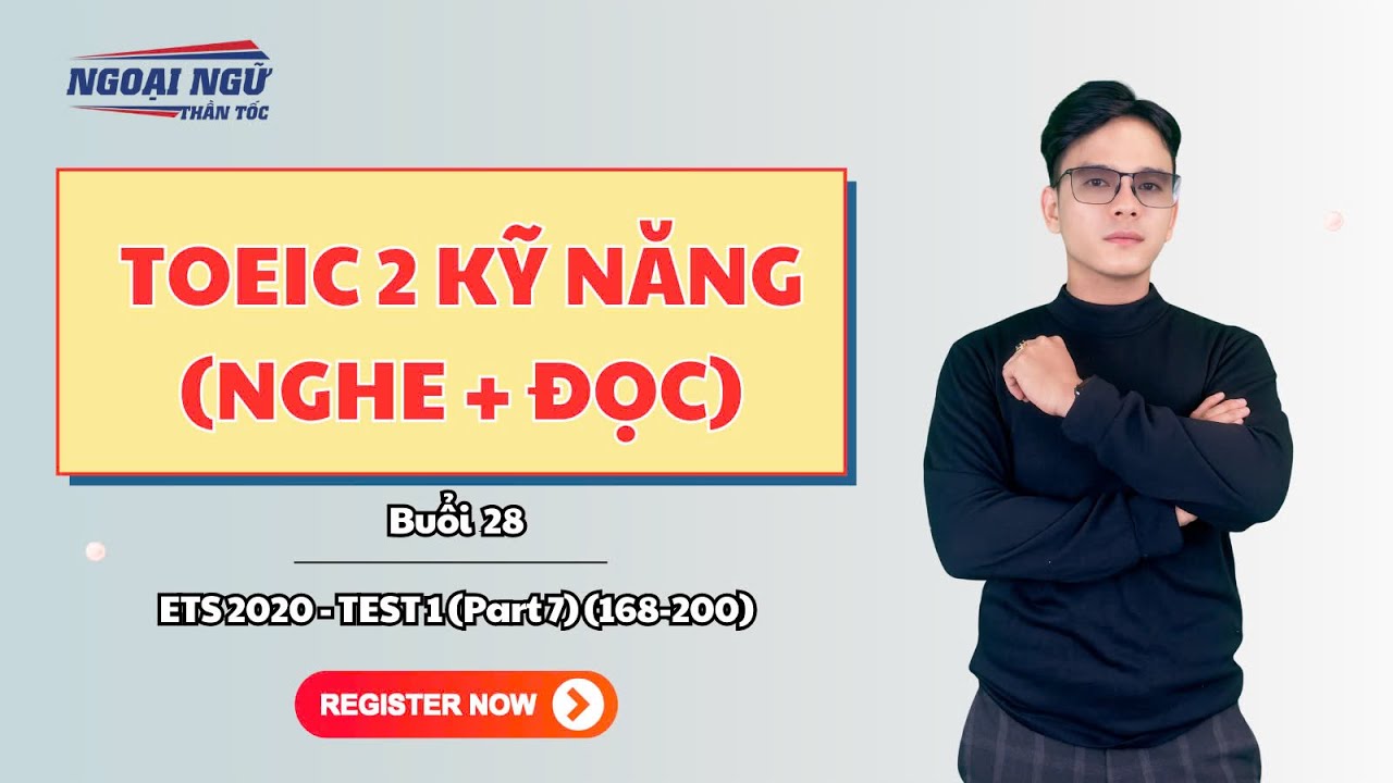 TOEIC| BUỔI 28: GIẢI TEST 1 &ndash; TOEIC 2020 (3/3) (PHẦN 1)