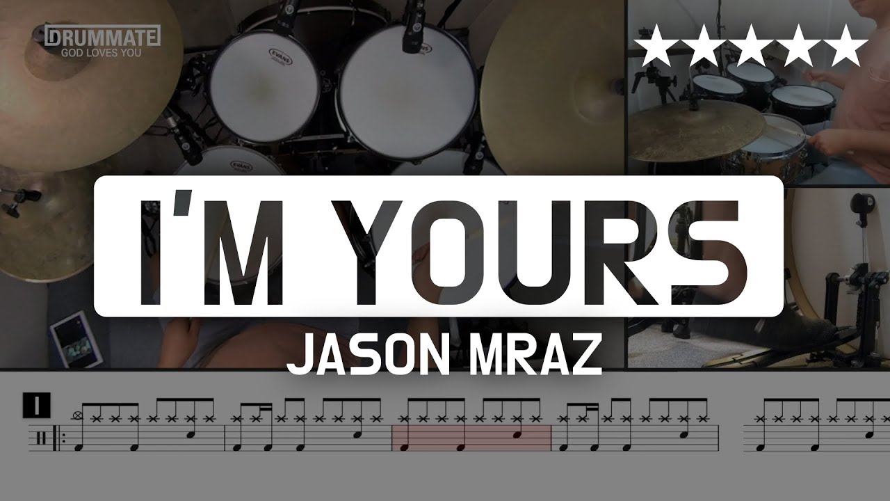 [Lv.19] I'm Yours - Jason Mraz (★★★★★) Pop Drum Cover