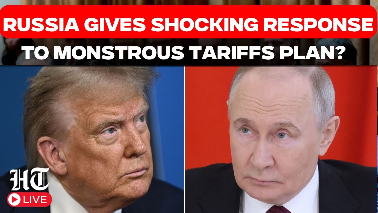 Trump Russia Trade War Live News | Putin dares Donald Trump on 500% Tariff | Trump Tariff | US News