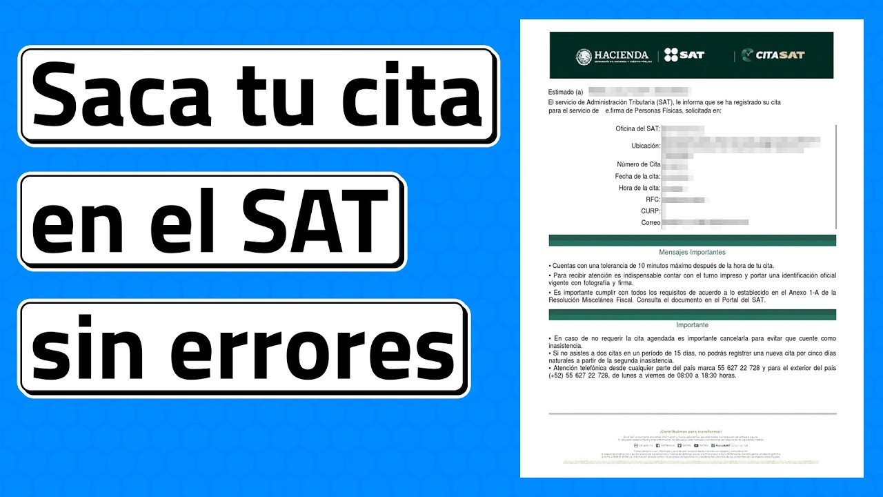 &iquest;C&oacute;mo sacar una cita en el SAT? Gu&iacute;a paso a paso para agendar en l&iacute;nea