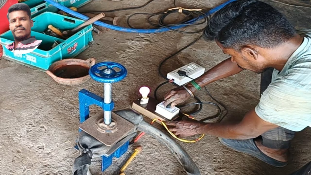 TUBE VULCANIZING MECHINE // AND AUTOMATIC TIME SETTING