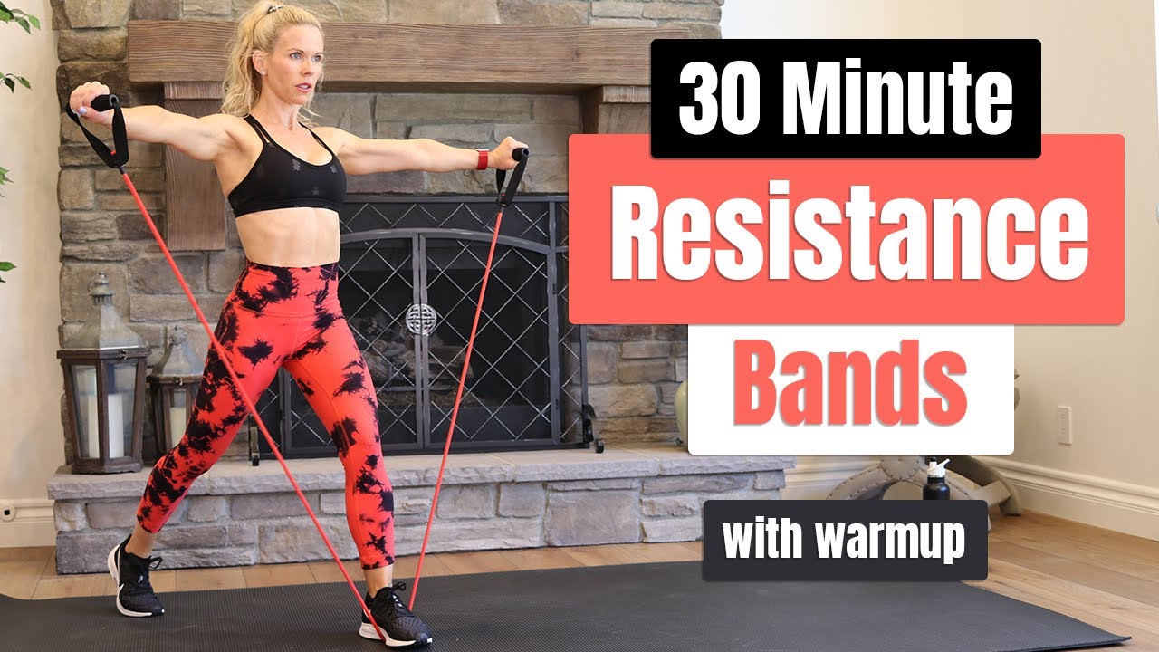 30 Minute Low Impact Resistance Band Workout | Includes Warm Up | 🔥 Full Body 🔥