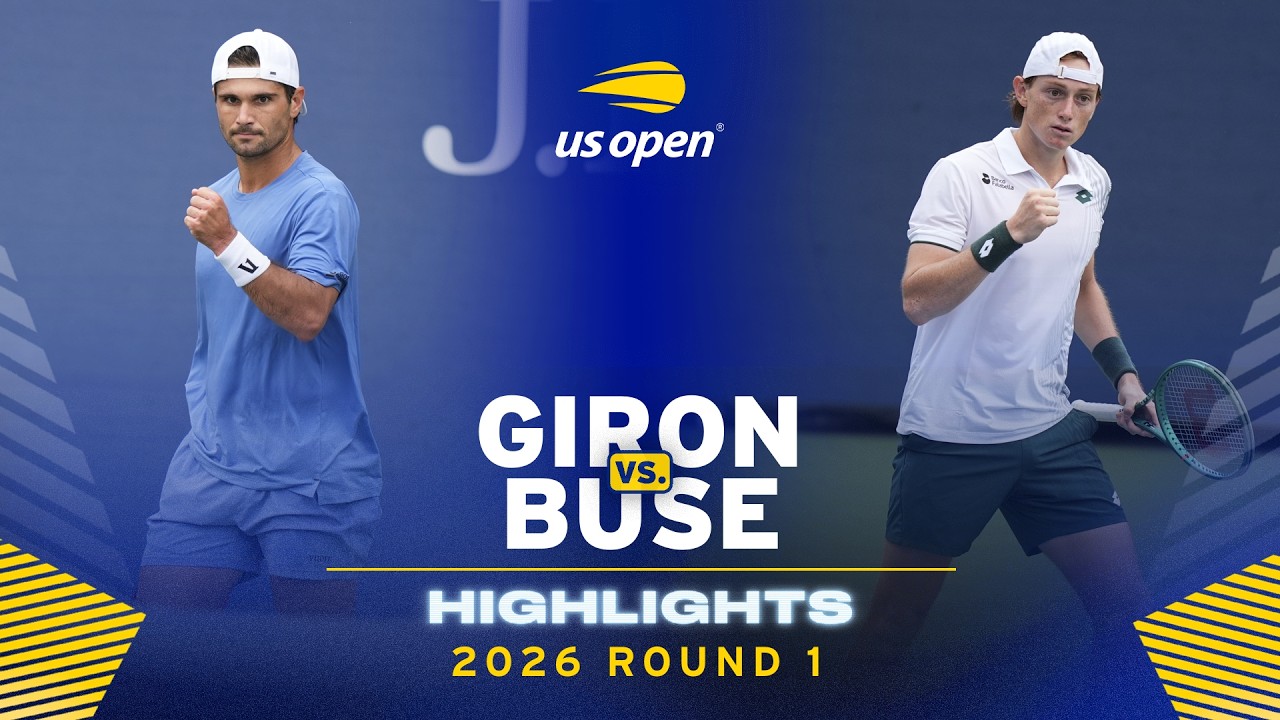 Marcos Giron vs. Ignacio Buse Highlights | 2026 US Open Round 1