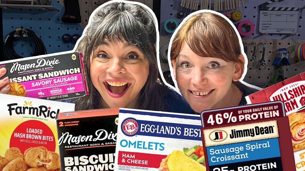 Tasting NEW Frozen Breakfast Foods (Unedited Taste Test!)