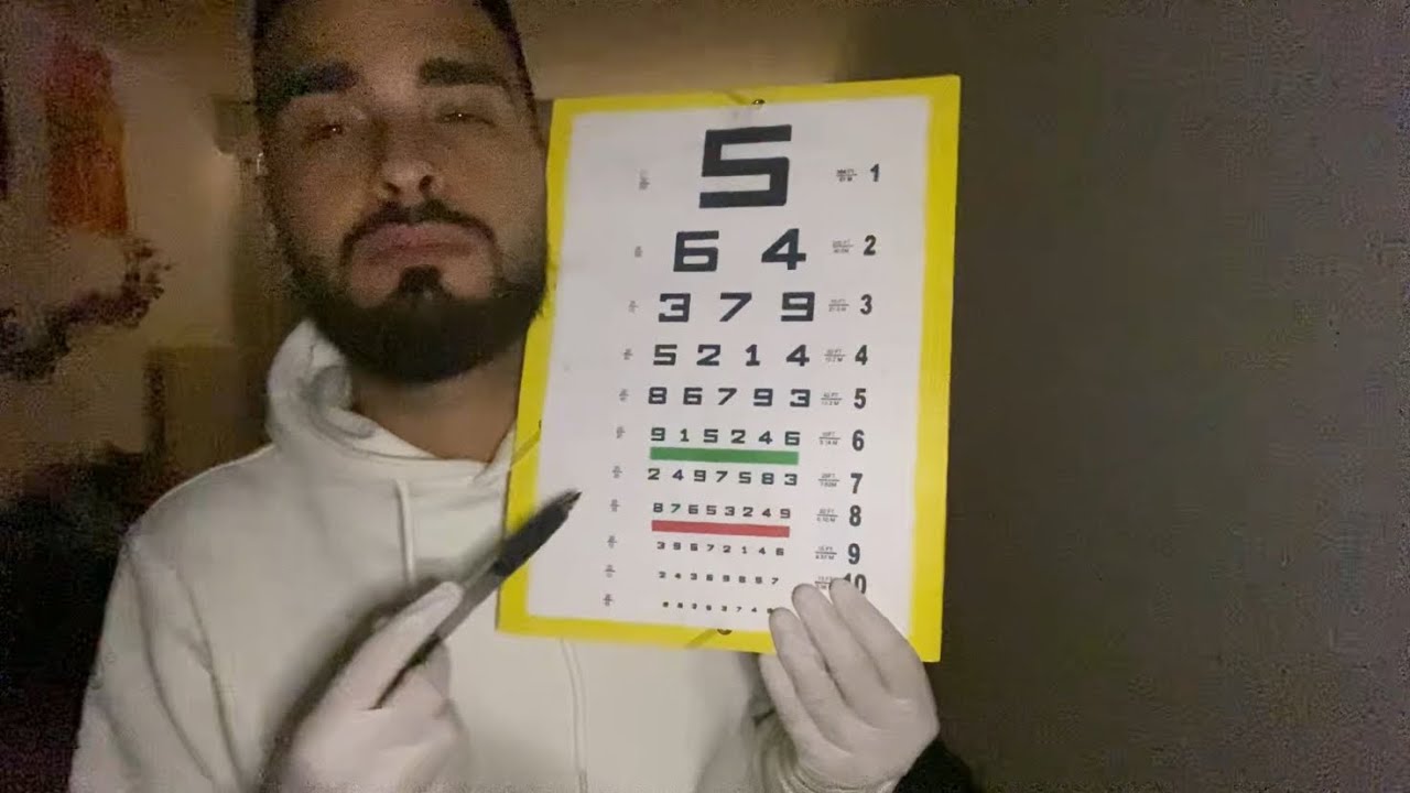 ASMR EYE EXAM 🧠
