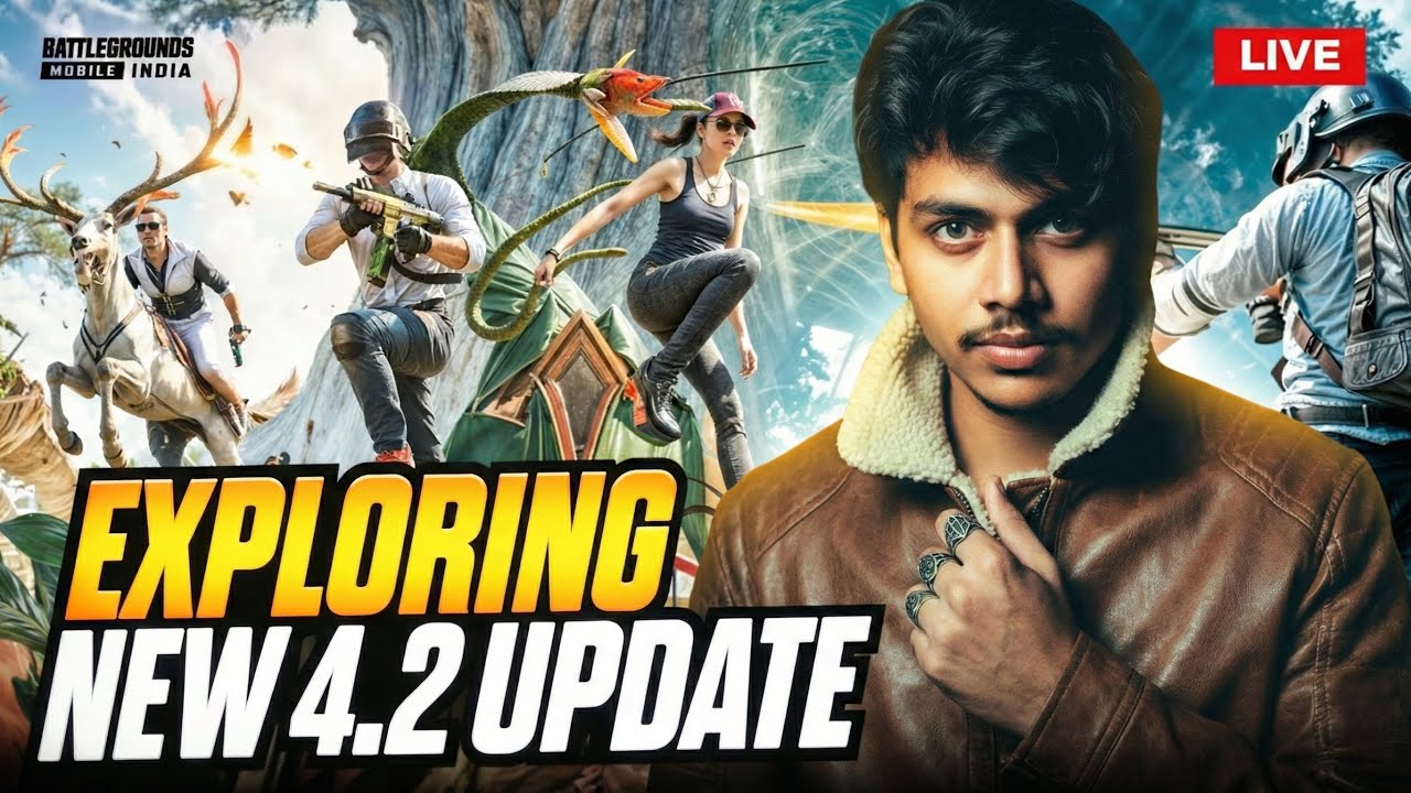BGMI NEW UPDATE IS HERE😍PLAYING BGMI 4.2 UPDATE LIVE🥳 |#bgmilive #pubgmobileindia #pubgmobile