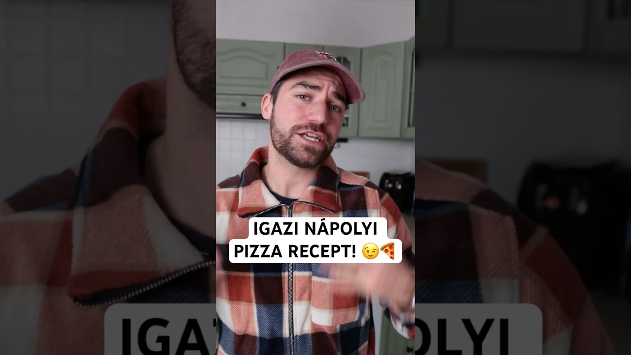 N&aacute;polyi PIZZA RECEPT 🍕 (l&eacute;p&eacute;sről-l&eacute;p&eacute;sre) #shorts #pizza #recept