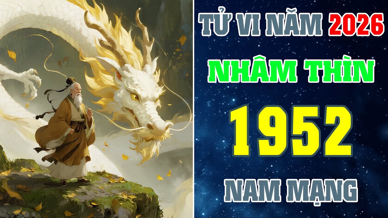 Tử Vi Nhâm Thìn 1952 Nam Mạng Năm 2026: Tu Dưỡng Tâm Đức, Đường Mới Rộng Mở