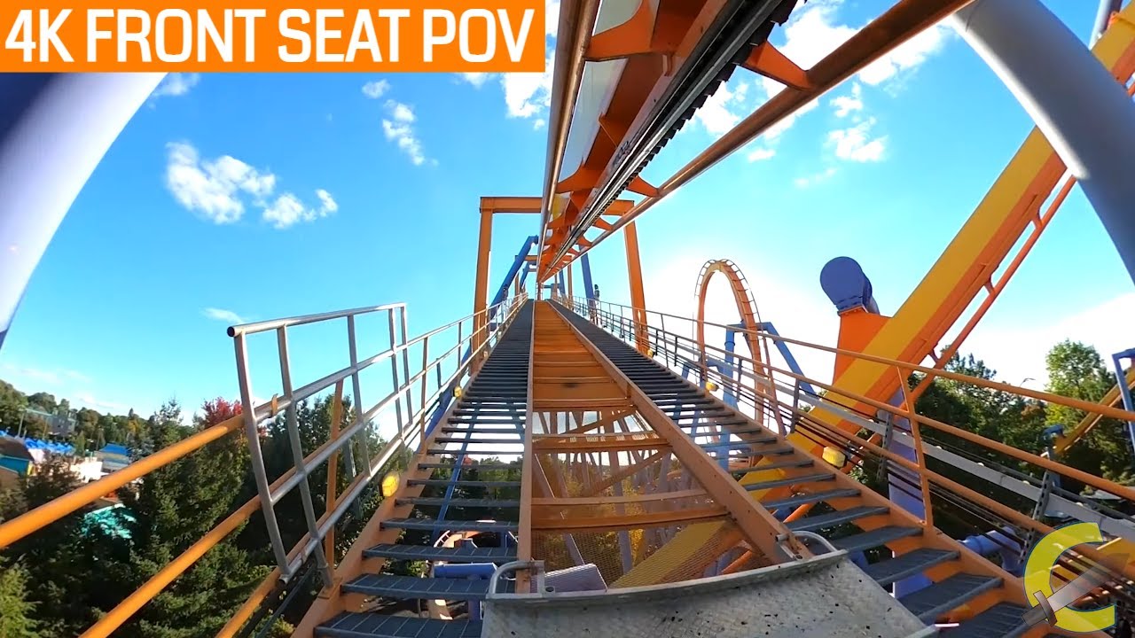 Talon *SUPER FUN INVERTED COASTER* (4K Front Seat POV)- Dorney Park, Allentown, PA
