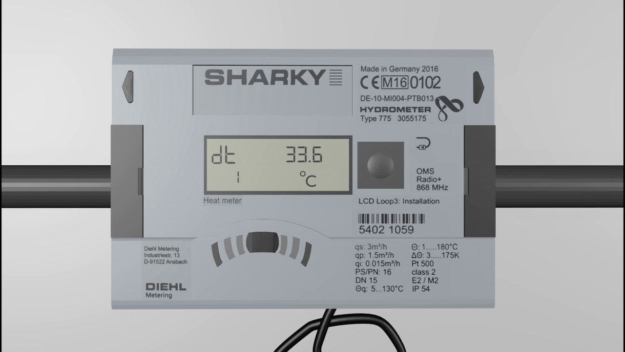 Diehl Metering Sharky 775 varmemåler