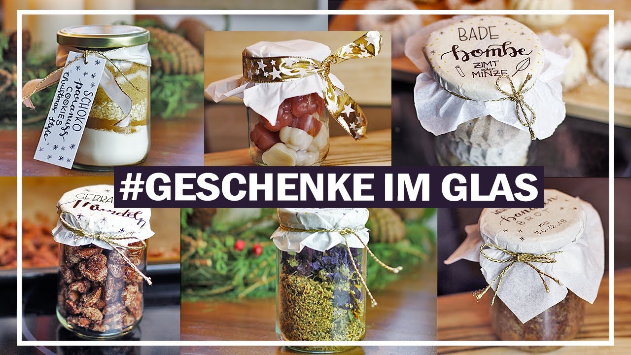 6 GESCHENKE im GLAS selber machen | schnell + einfaches DIY