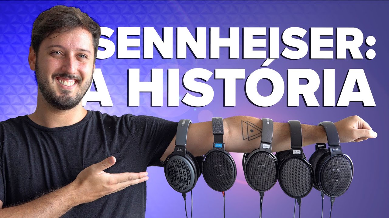 HISTÓRIA E REVIEW de TODA A LINHA dos INCRÍVEIS SENNHEISERS HD6X0