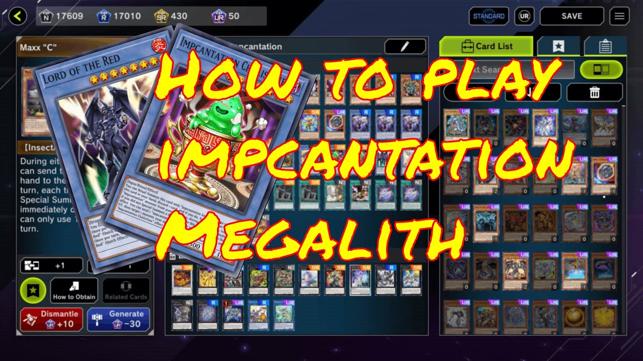 [Master Duel F2P] How to play Impcantation Megalith Deck